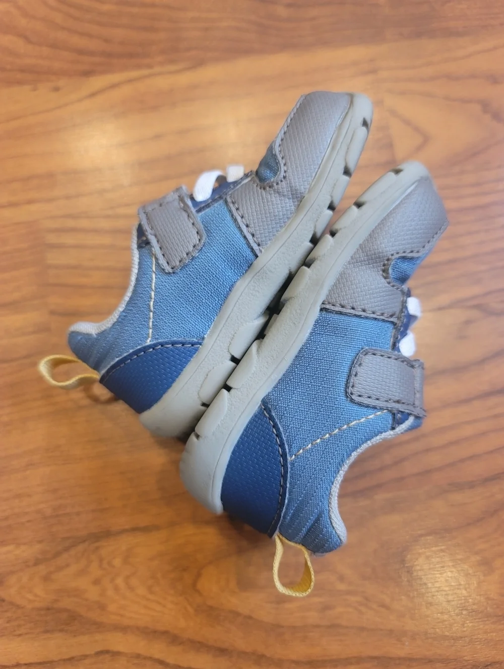 Sz 4 Toddler See Kai Run Tenny Blue Sneakers Blue Gray Hook-and-loop Closure